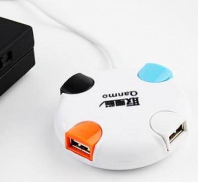 批發取電貓圓形USB HUB分線器，USB一分四擴展口選購指南